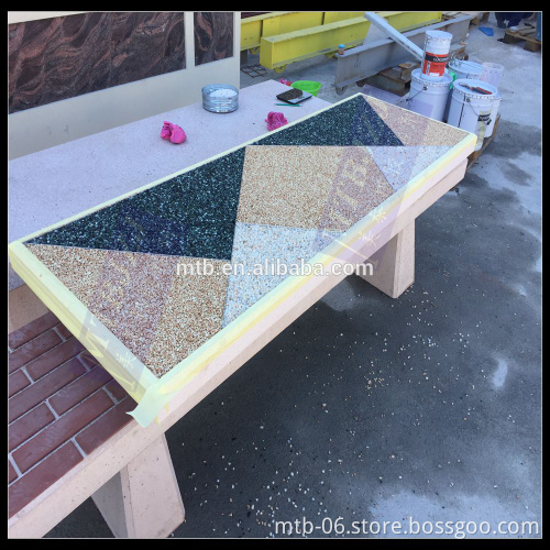 Water Permeable Two Component Epoxy Resin Glue for Stone Mixing on Paving